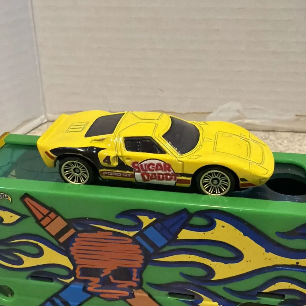 Diecast Truck Lot – RAIN-BLO Semi, UPS Truck, Crayon Rig, Ford GT – 4 pcs